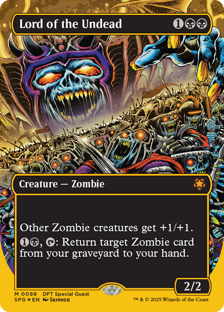 Lord of the Undead (Borderless) (First-Place Foil) (098) Foil - Special Guests