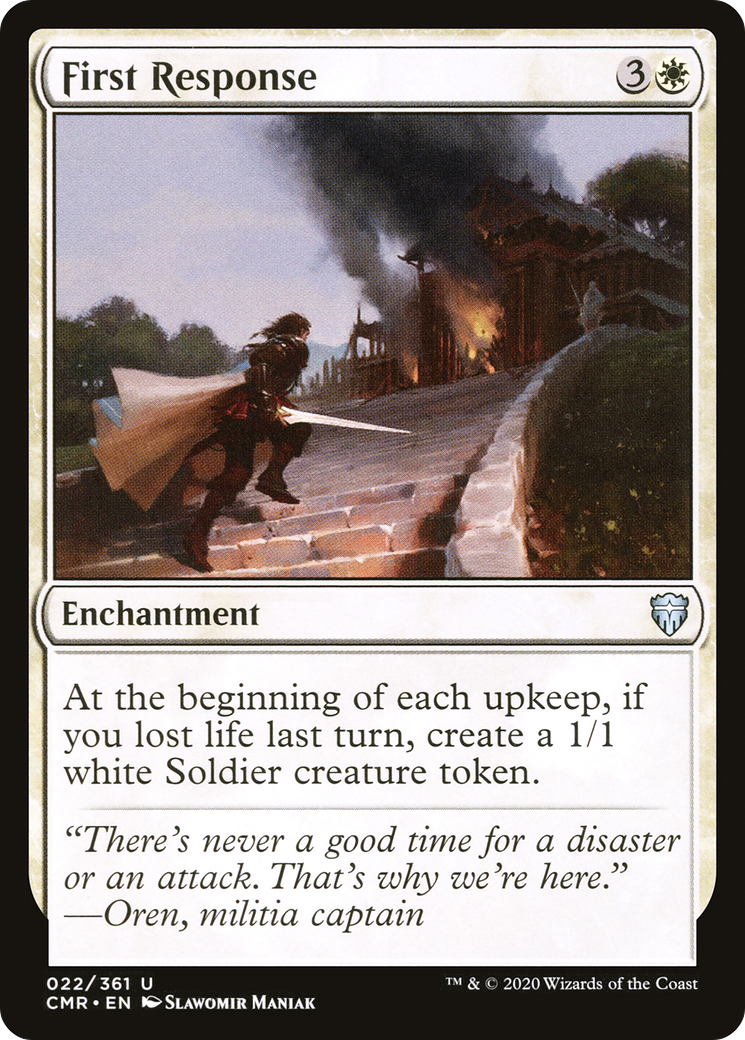 First Response (022) Foil - Commander Legends