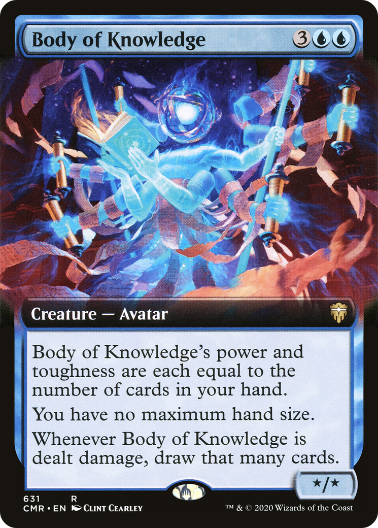 Body of Knowledge (Extended Art) (631) Foil - Commander Legends