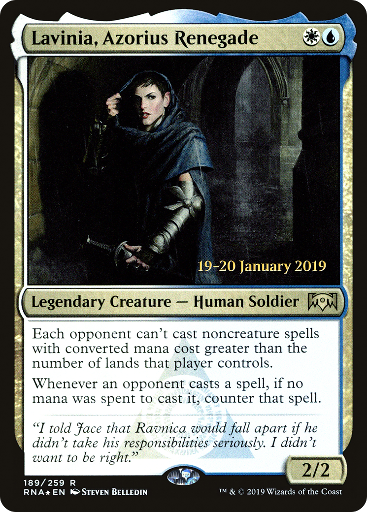 Lavinia, Azorius Renegade (189s) Foil - Ravnica Allegiance Promos