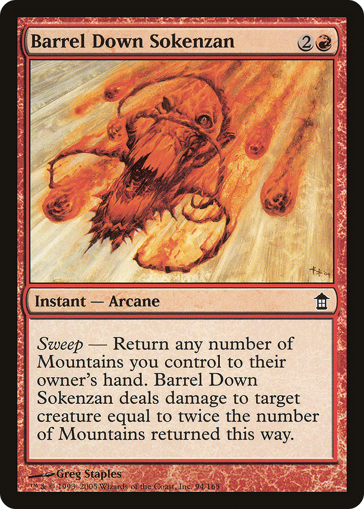 Barrel Down Sokenzan (094) - Saviors of Kamigawa