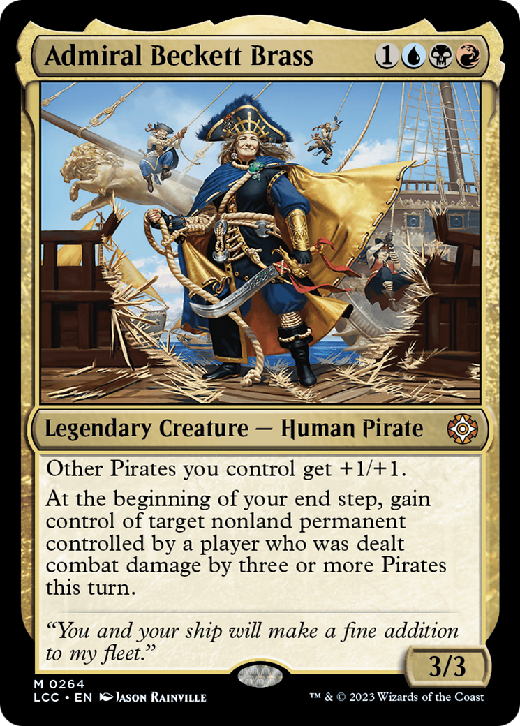 Admiral Beckett Brass (264) - The Lost Caverns of Ixalan Commander