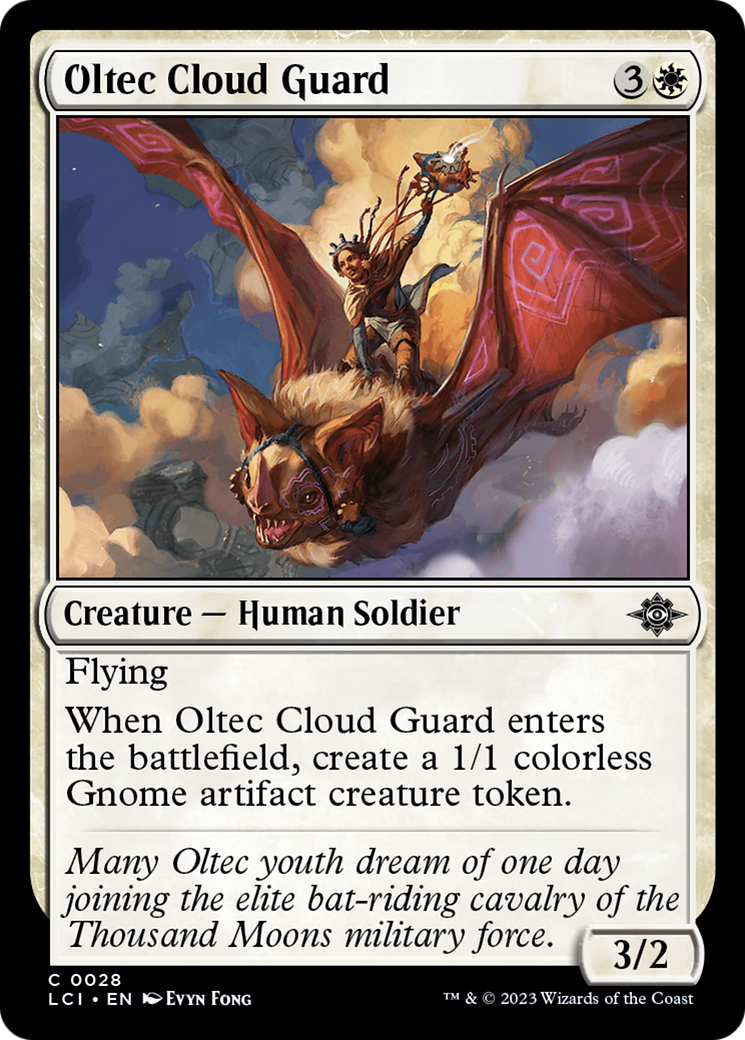 Oltec Cloud Guard (028) Foil - The Lost Caverns of Ixalan