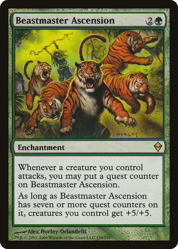 Beastmaster Ascension (159) Foil - Zendikar