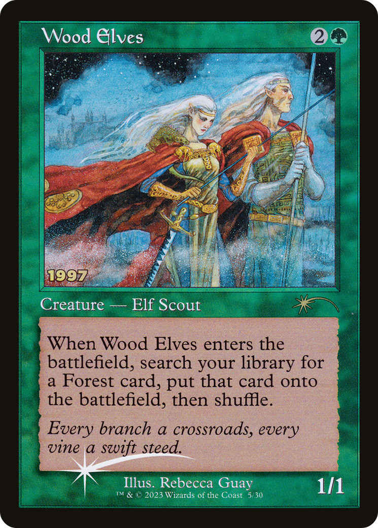 Wood Elves (Retro) (005) Foil - 30th Anniversary Play Promos