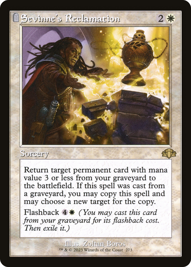 Sevinne's Reclamation (Retro) (273) Foil - Dominaria Remastered