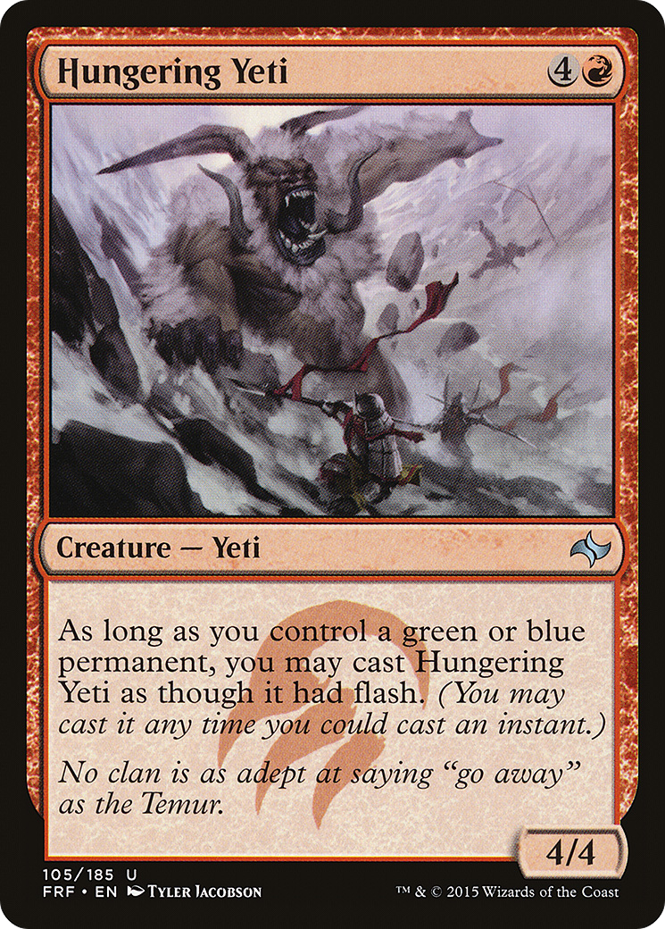 Hungering Yeti (105) - Fate Reforged