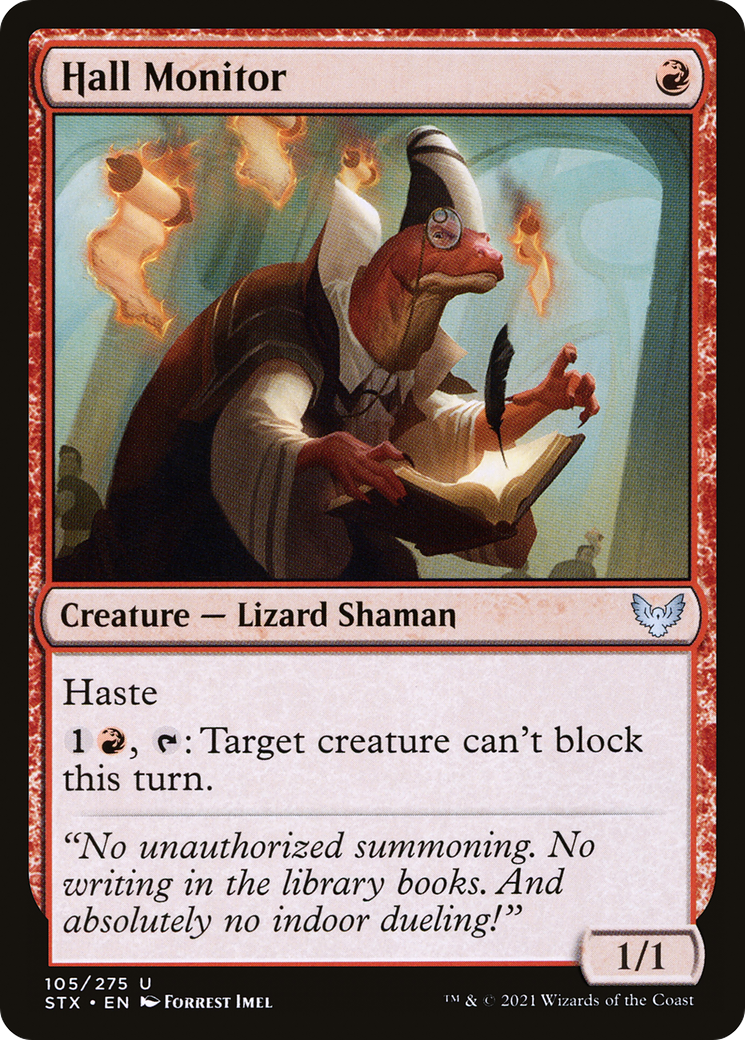 Hall Monitor (105) Foil - Strixhaven: School of Mages