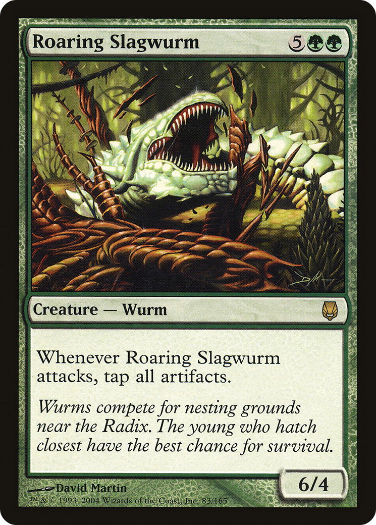 Roaring Slagwurm (083) Foil - Darksteel
