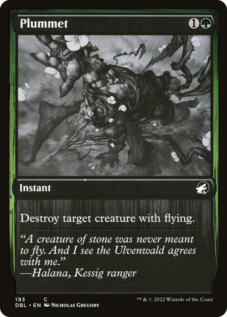 Plummet (193) Foil - Innistrad: Double Feature