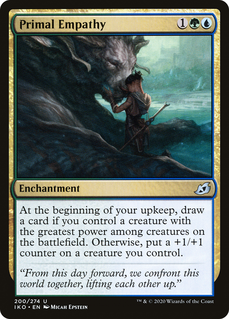 Primal Empathy (200) Foil - Ikoria: Lair of Behemoths