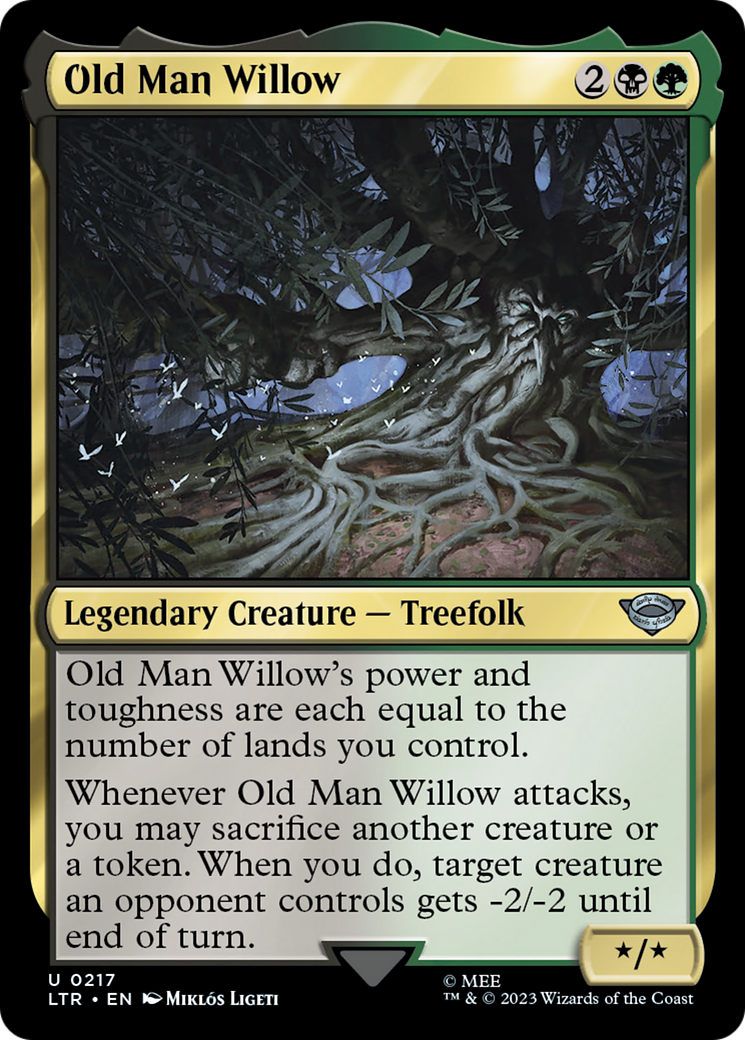 Old Man Willow (217) Foil - The Lord of the Rings: Tales of Middle-earth