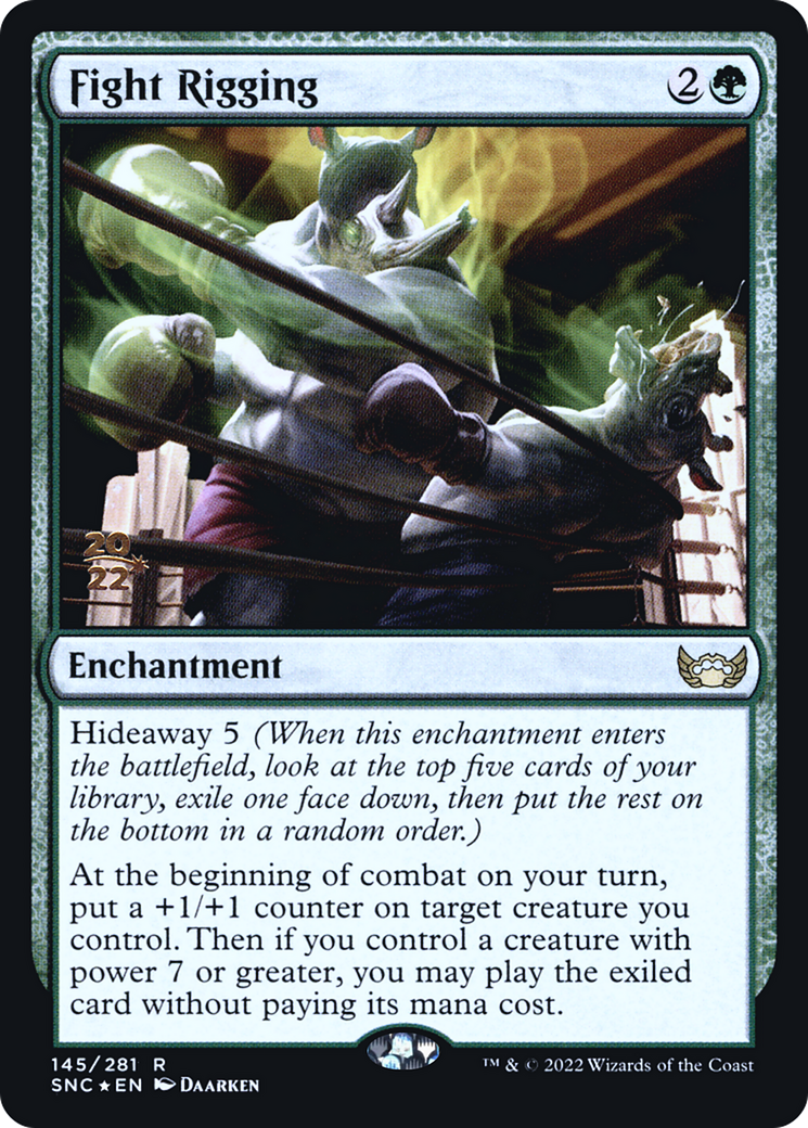 Fight Rigging (145) Foil - Streets of New Capenna Promos
