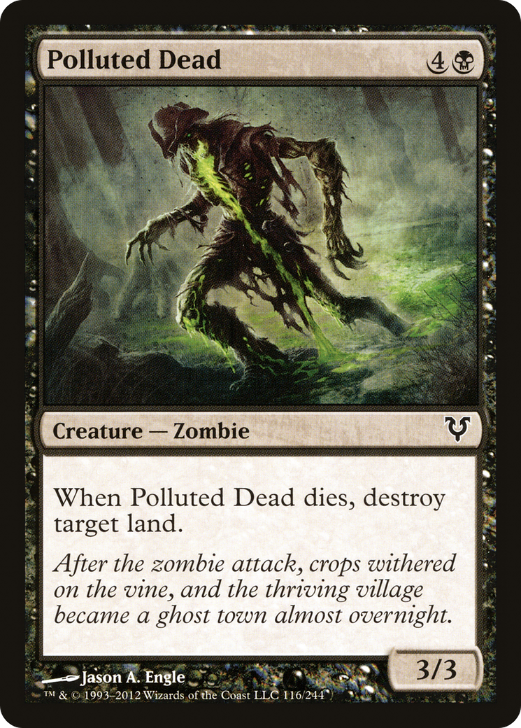 Polluted Dead (116) Foil - Avacyn Restored
