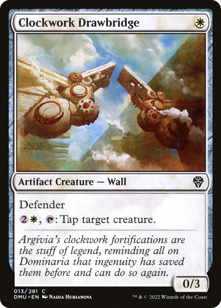 Clockwork Drawbridge (013) Foil - Dominaria United