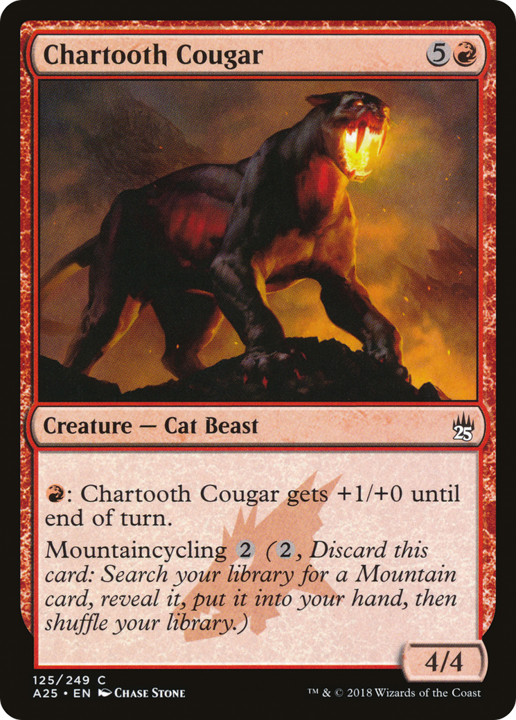 Chartooth Cougar (125) Foil - Masters 25