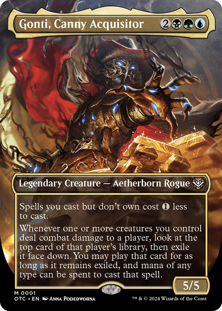 Gonti, Canny Acquisitor (Borderless) (001) - Outlaws of Thunder Junction Commander