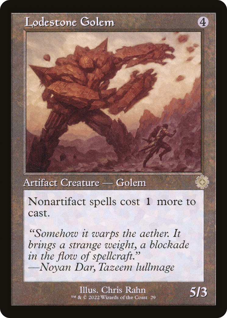 Lodestone Golem (Retro) (029) Foil - The Brothers' War Retro Artifacts
