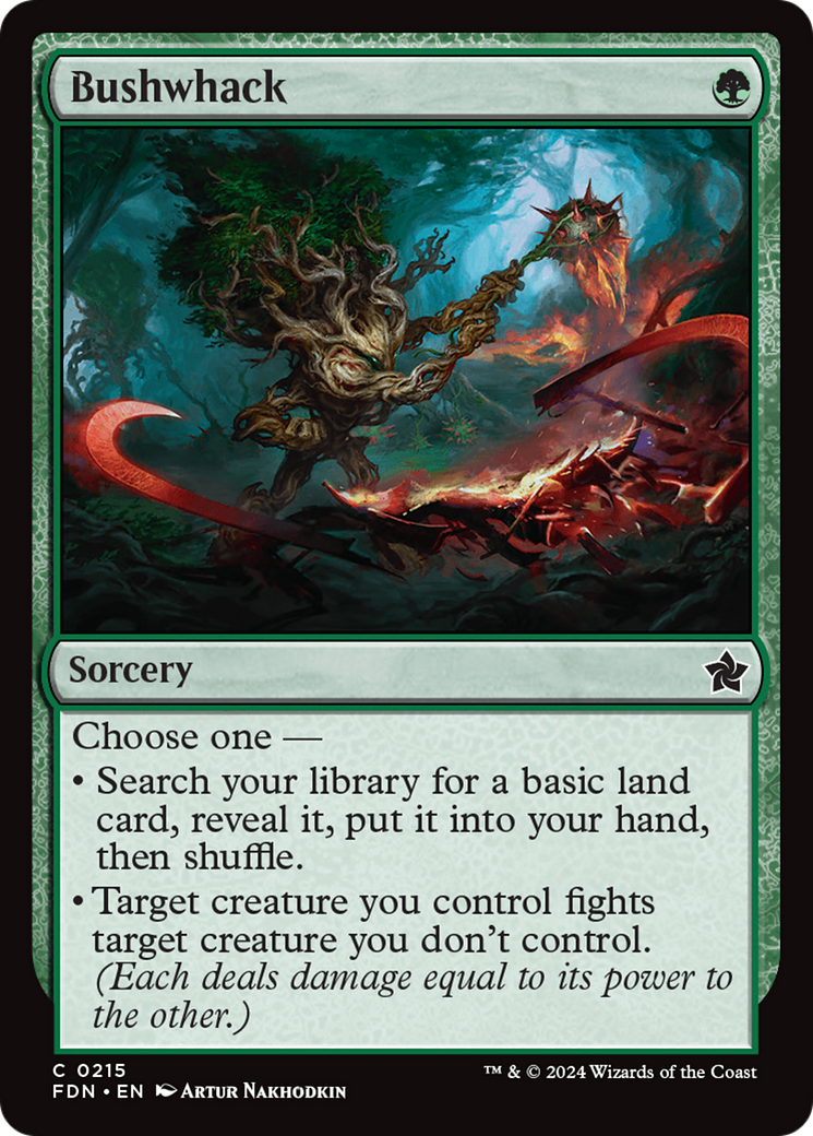 Bushwhack (215) Foil - Foundations