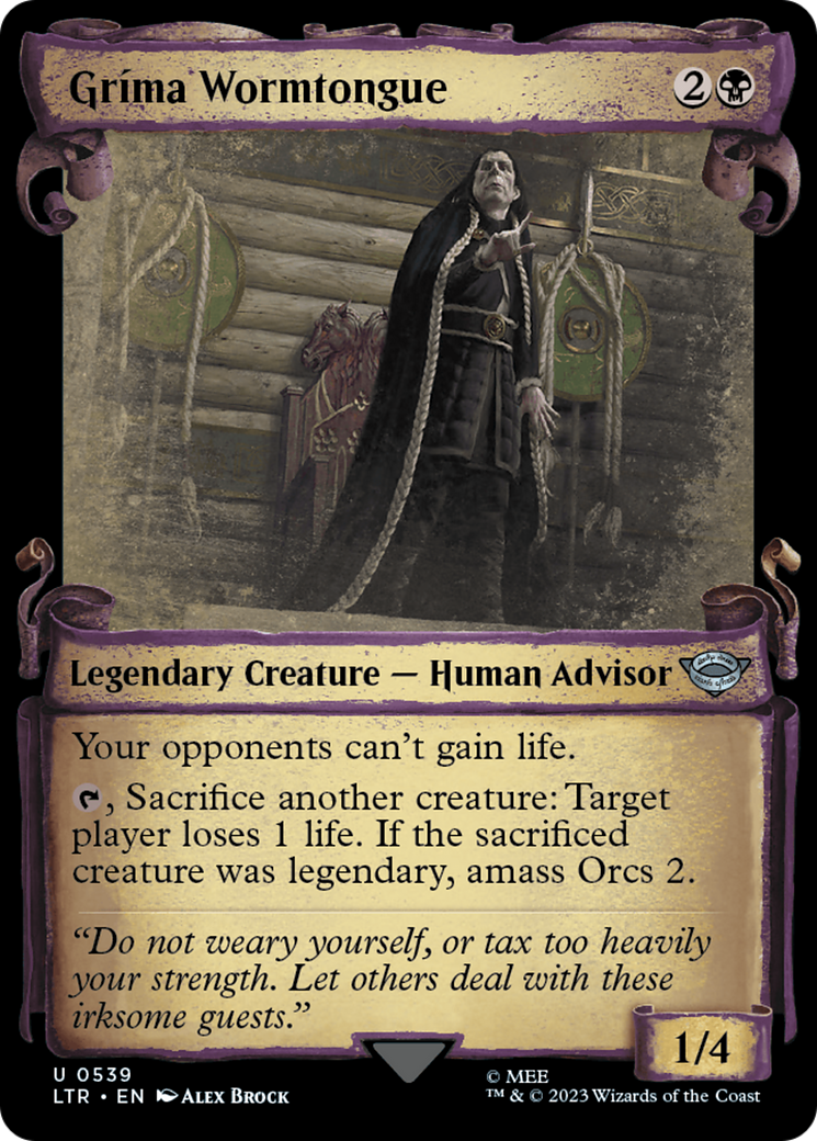 Gríma Wormtongue (Showcase) (539) - The Lord of the Rings: Tales of Middle-earth