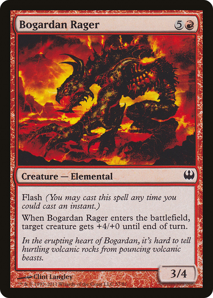Bogardan Rager (057) - Duel Decks: Knights vs. Dragons