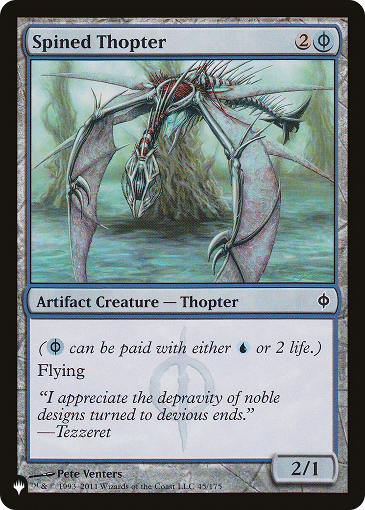 Spined Thopter (NPH-45) - The List