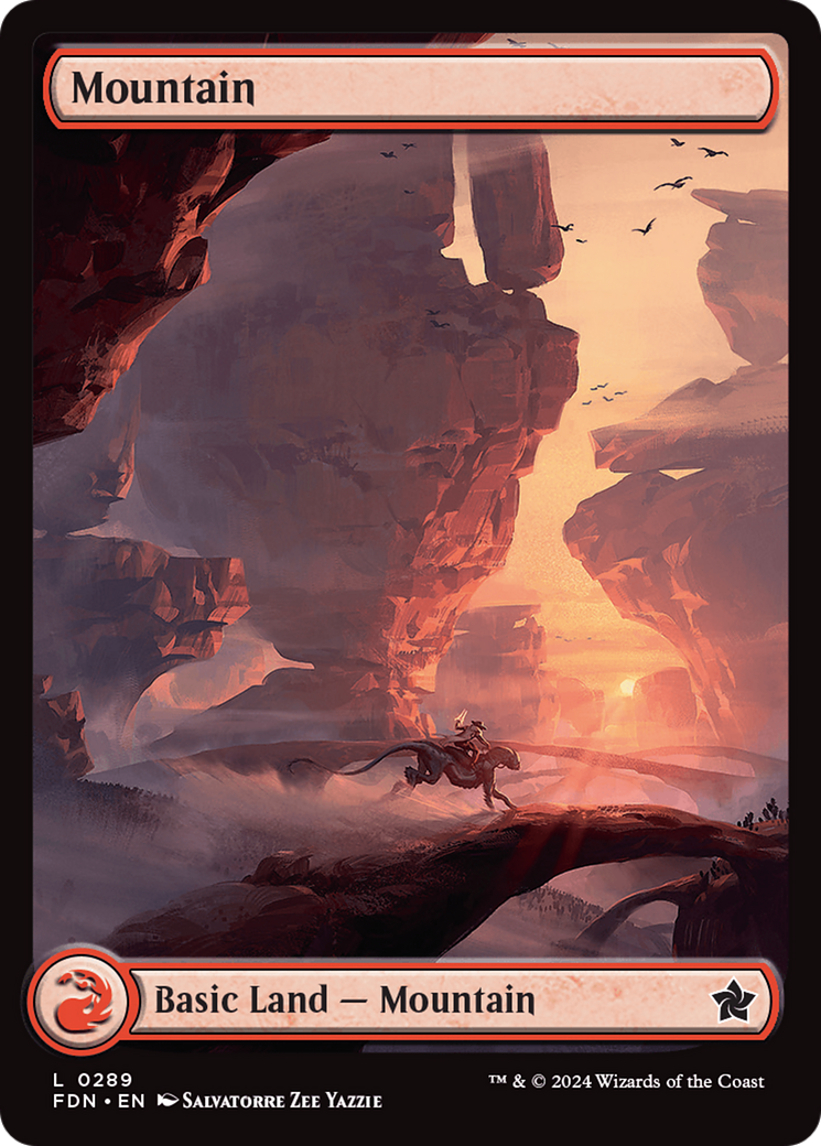 Mountain (289) Foil - Foundations