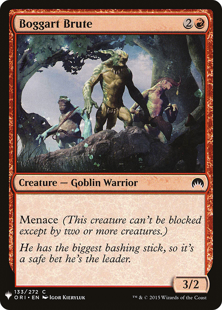 Boggart Brute (ORI-133) - The List