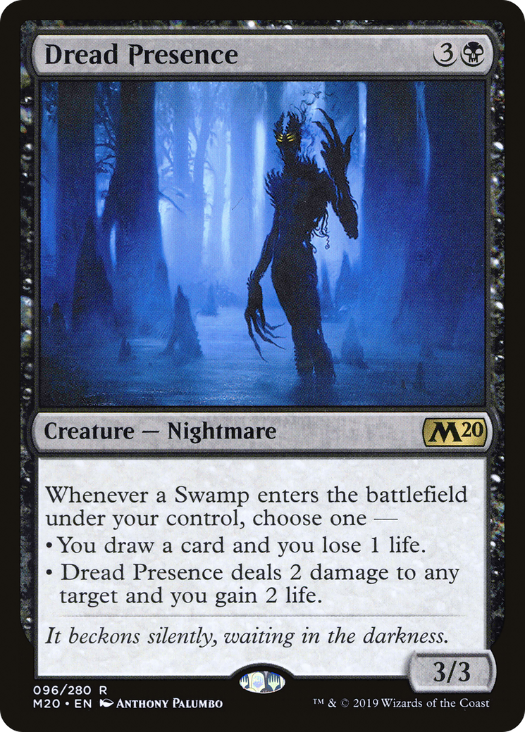 Dread Presence (096) Foil - Core Set 2020