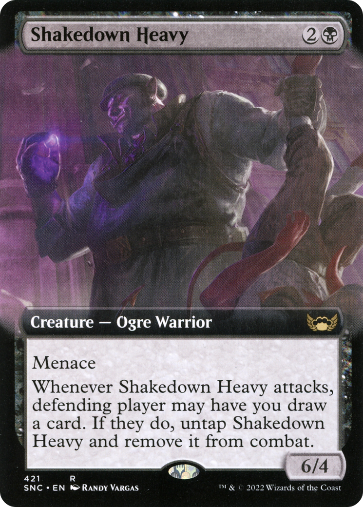 Shakedown Heavy (Extended Art) (421) Foil - Streets of New Capenna
