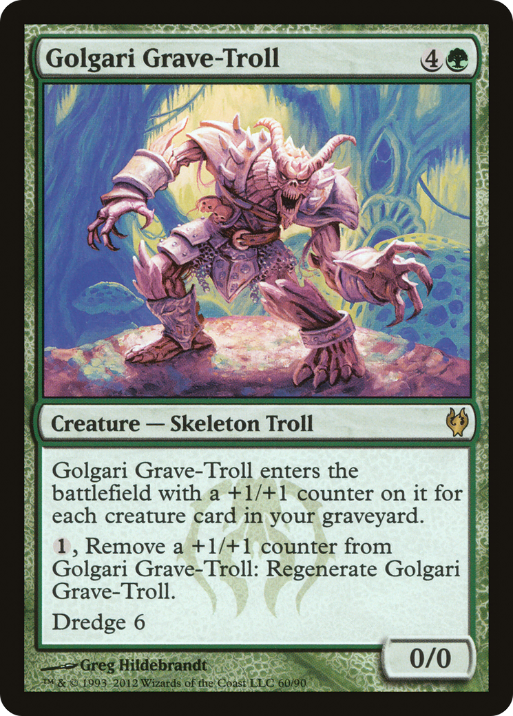Golgari Grave-Troll (060) - Duel Decks: Izzet vs. Golgari