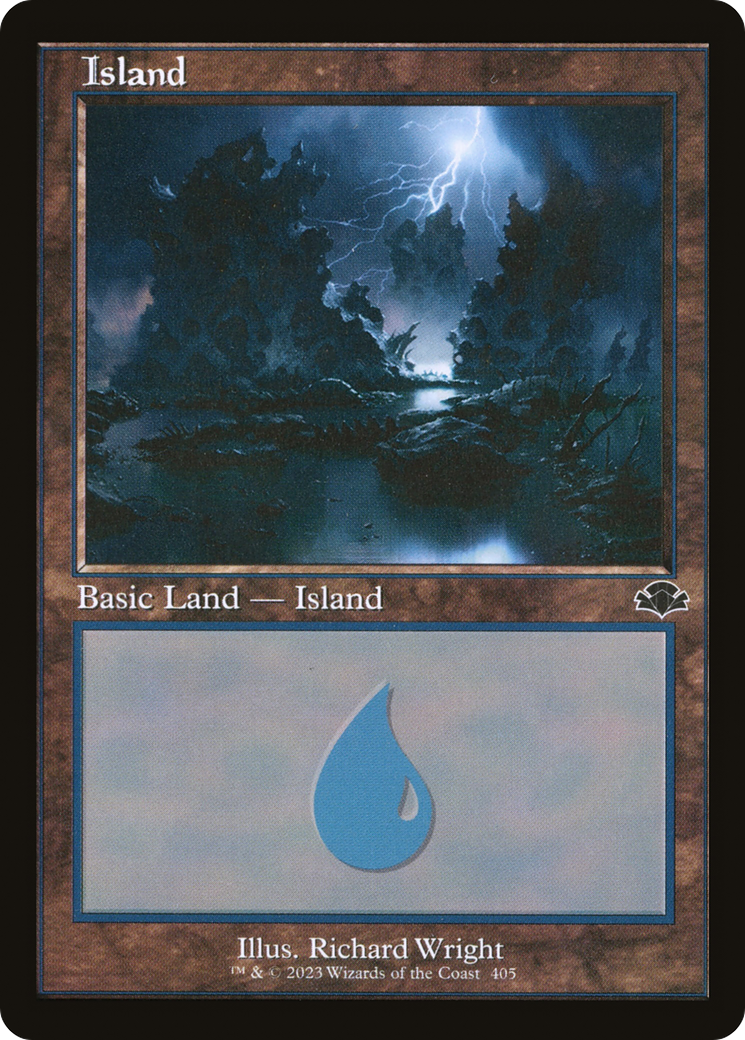 Island (Retro) (405) Foil - Dominaria Remastered