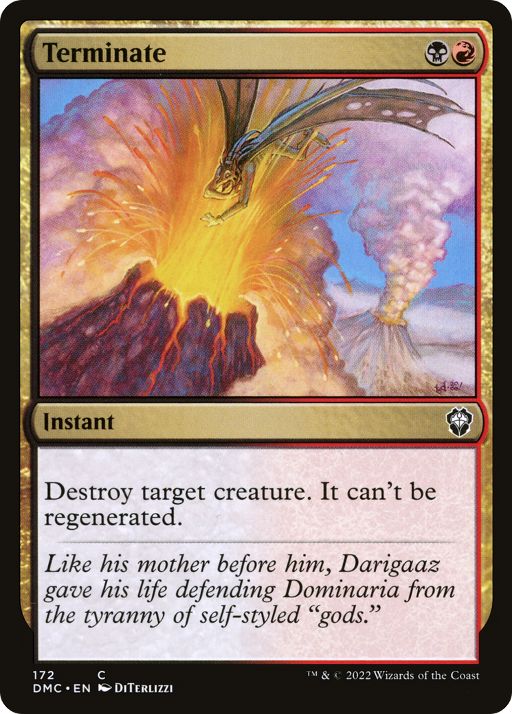 Terminate (172) - Dominaria United Commander