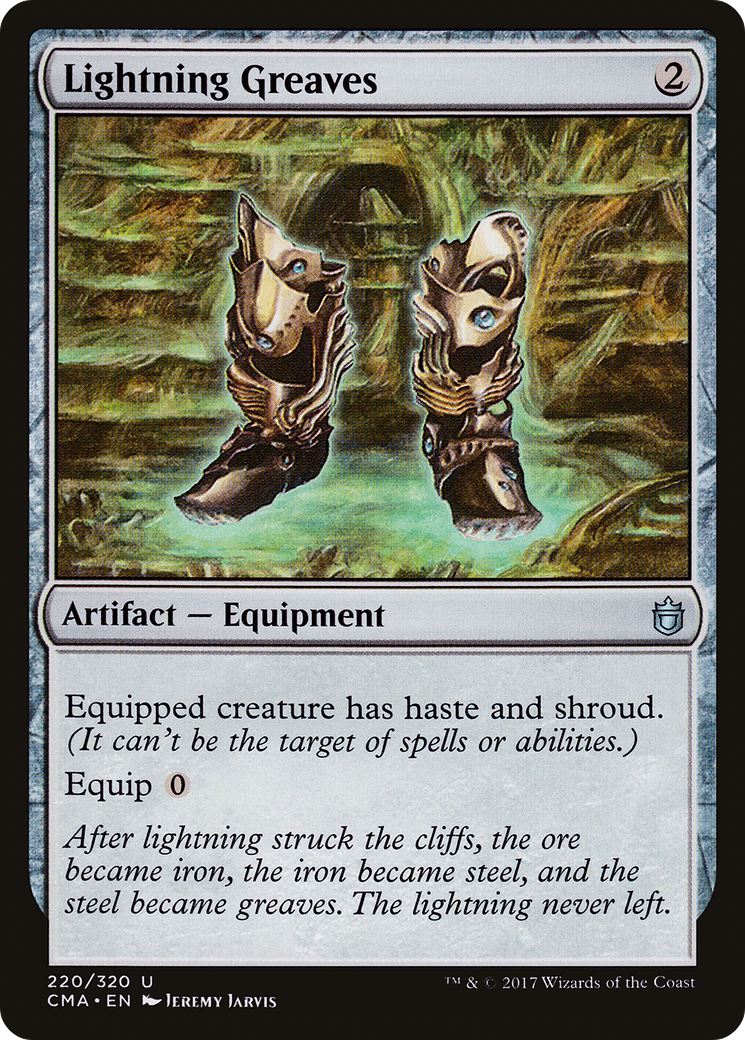 Lightning Greaves (220) - Commander Anthology