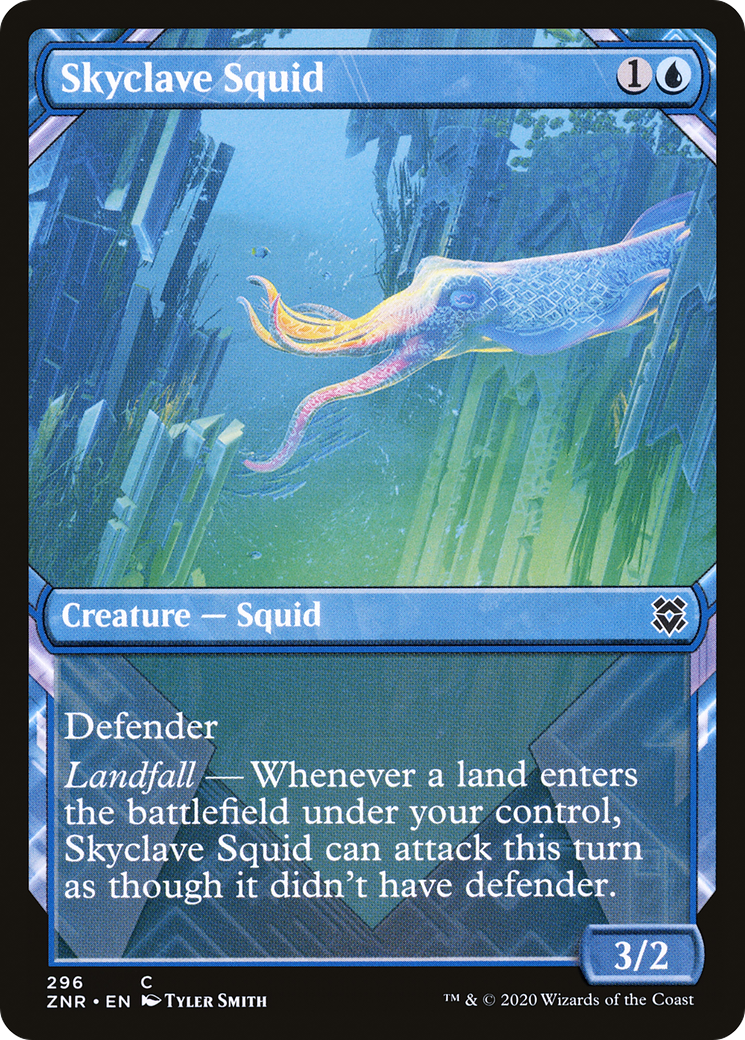 Skyclave Squid (Showcase) (296) - Zendikar Rising