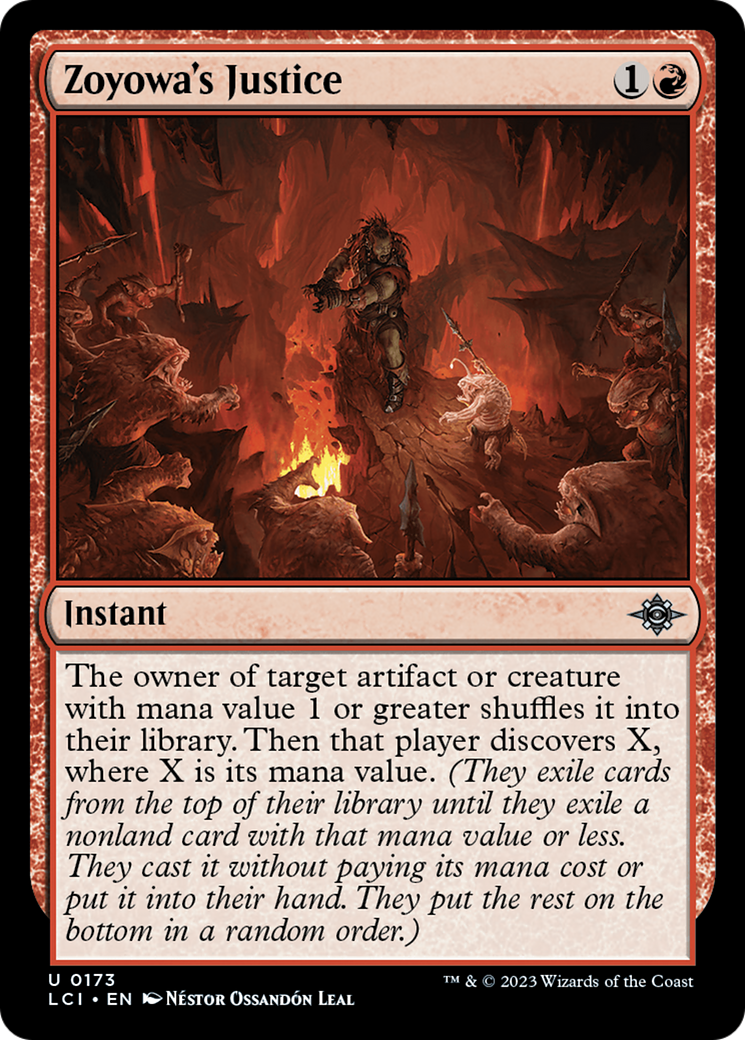 Zoyowa's Justice (173) Foil - The Lost Caverns of Ixalan