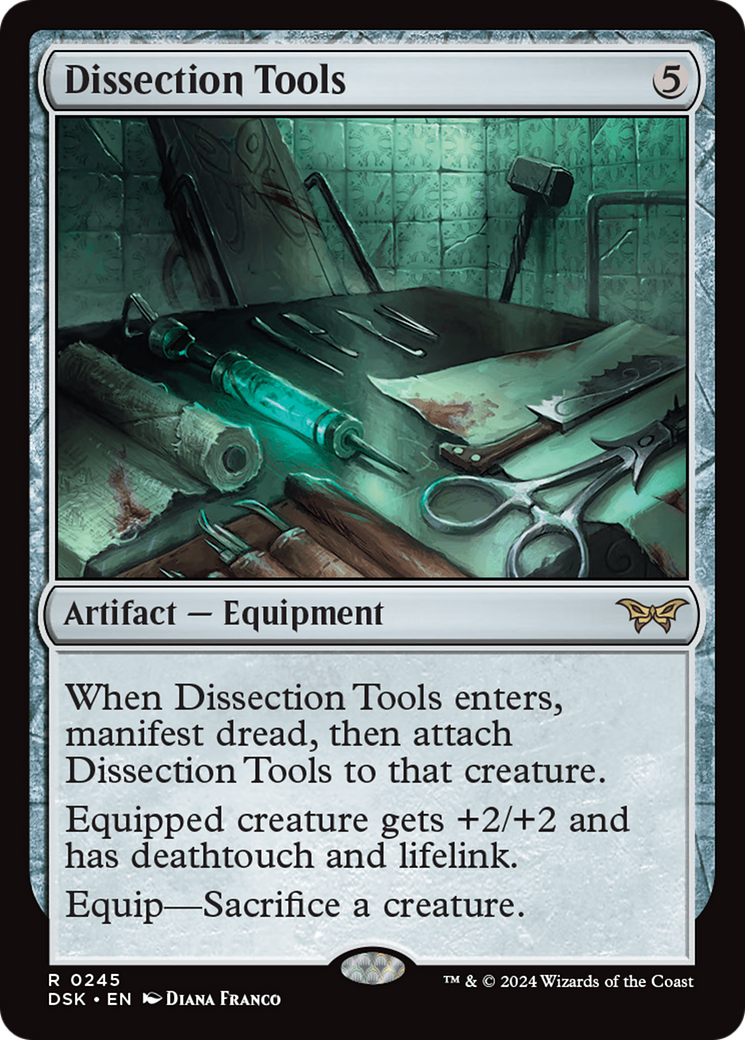 Dissection Tools (245) Foil - Duskmourn: House of Horror