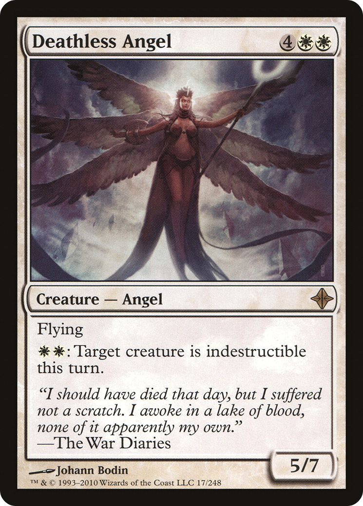 Deathless Angel (017) Foil - Rise of the Eldrazi