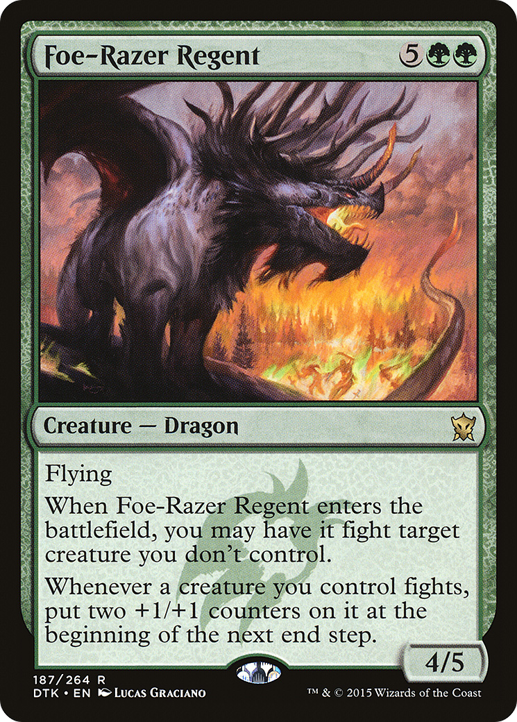Foe-Razer Regent (187) Foil - Dragons of Tarkir