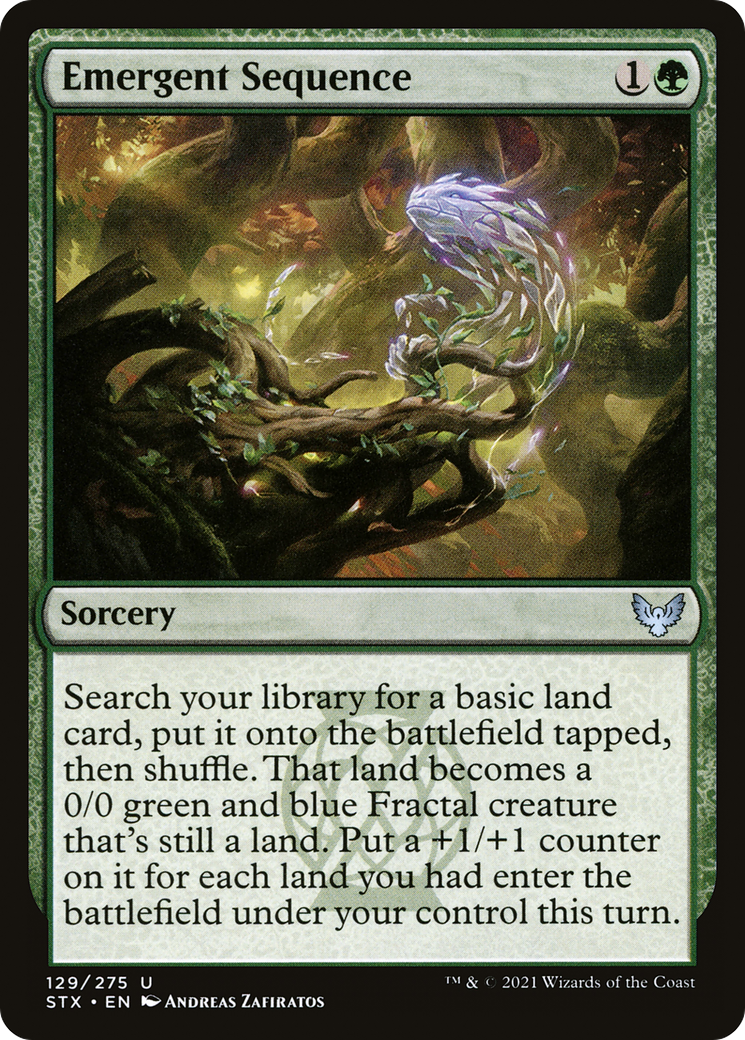 Emergent Sequence (129) Foil - Strixhaven: School of Mages