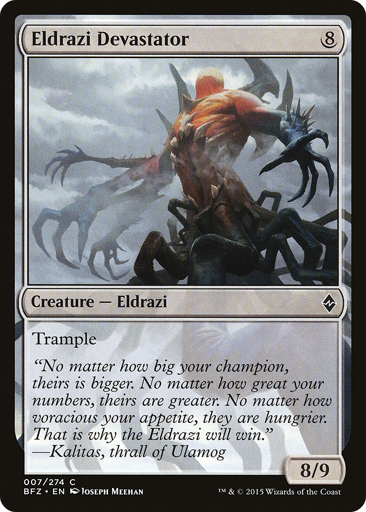 Eldrazi Devastator (007) - Battle for Zendikar