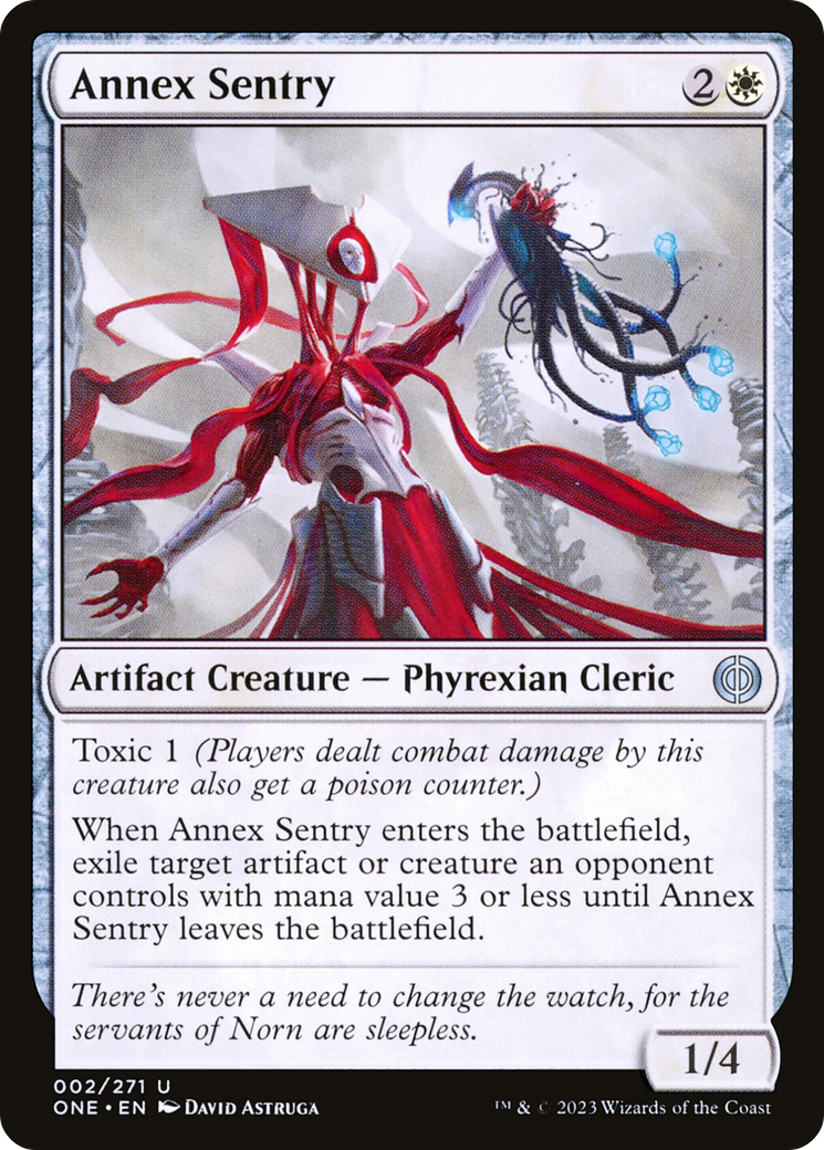 Annex Sentry (002) Foil - Phyrexia: All Will Be One