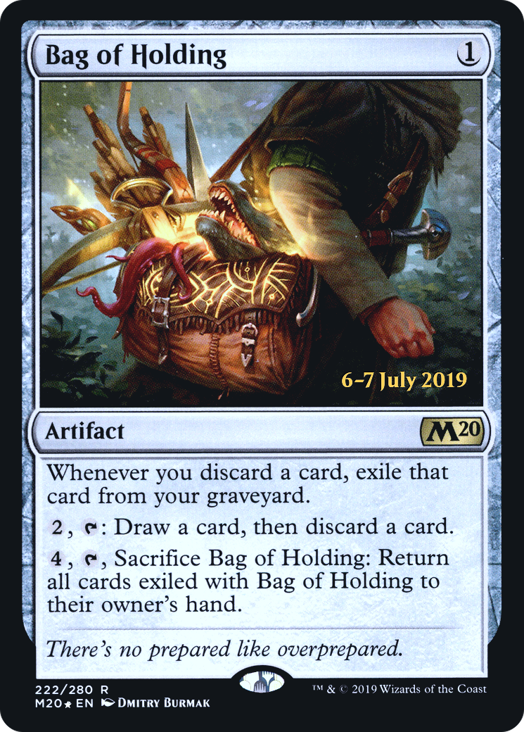 Bag of Holding (222s) Foil - Core Set 2020 Promos