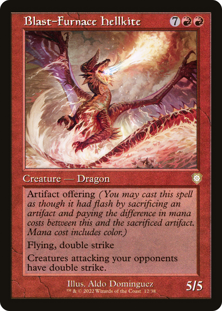 Blast-Furnace Hellkite (Retro) (012) - The Brothers' War Commander