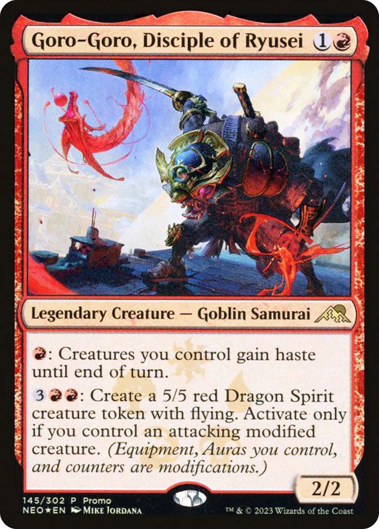 Goro-Goro, Disciple of Ryusei (145★) Foil - Kamigawa: Neon Dynasty Promos