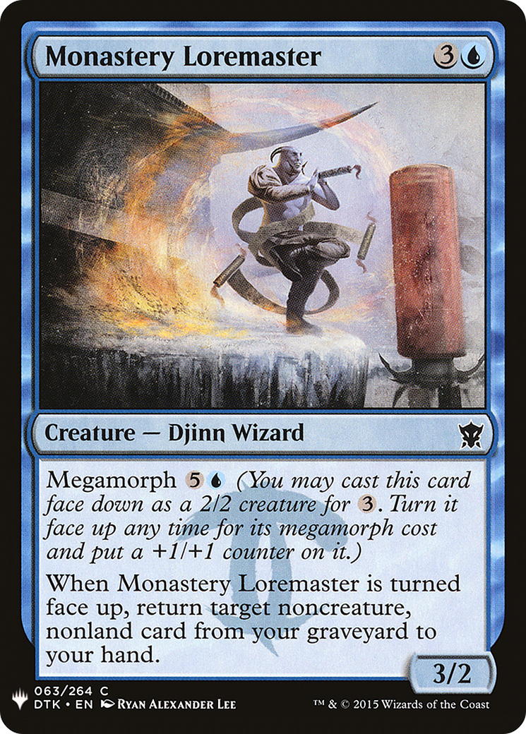 Monastery Loremaster (DTK-63) - The List