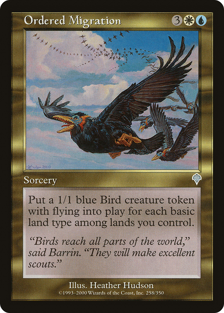 Ordered Migration (258) Foil - Invasion