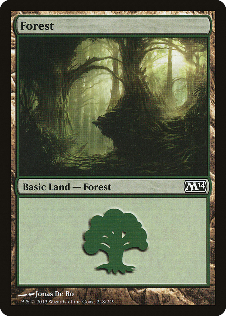 Forest (248) Foil - Magic 2014