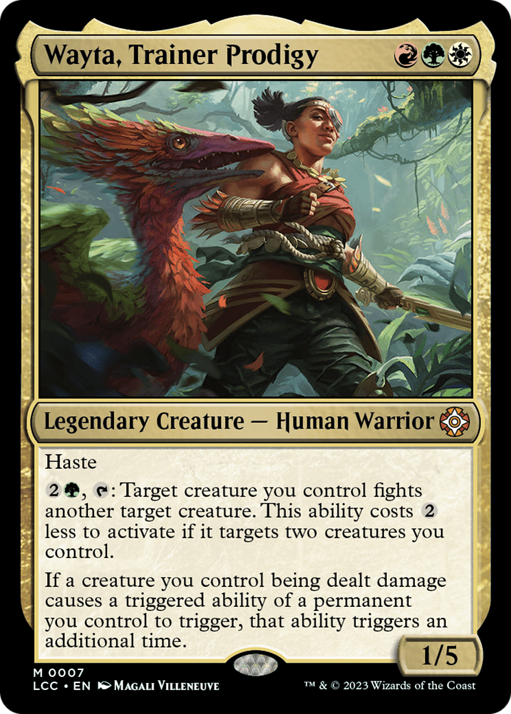 Wayta, Trainer Prodigy (007) Foil - The Lost Caverns of Ixalan Commander