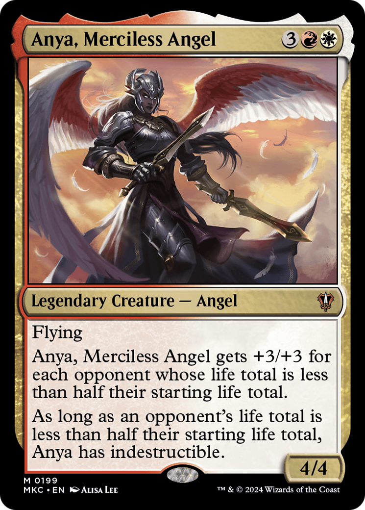 Anya, Merciless Angel (199) - Murders at Karlov Manor Commander